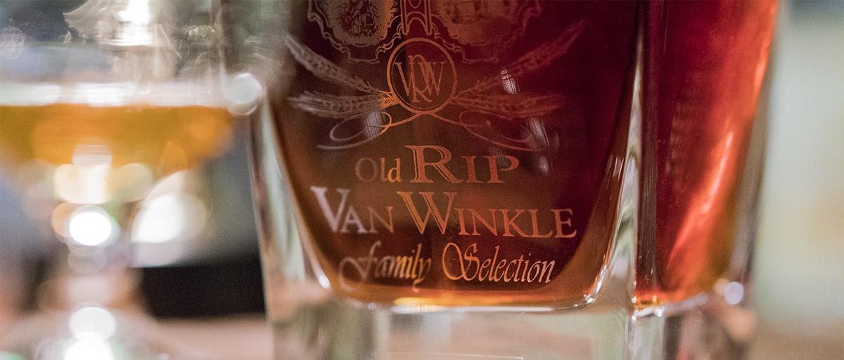 The Old Rip Van Winkle 23 year old crystal decanter