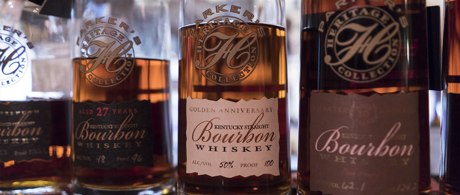 The first four releases of Parker's Heritage Collection from Heaven Hill
