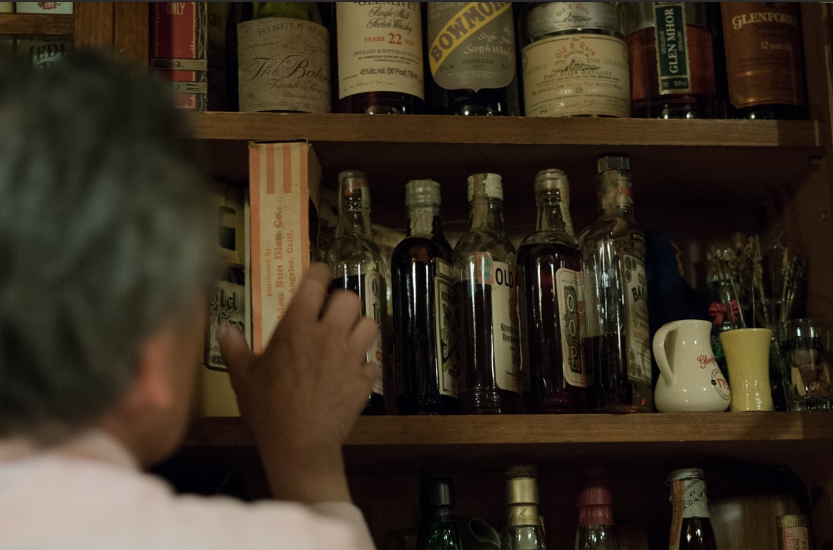 Pre-Prohibition pints, kept in a cupboard behind the bar